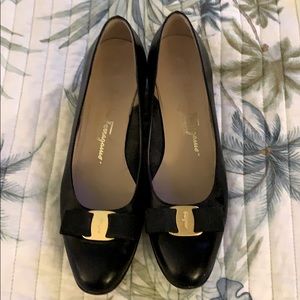 Ferragamo Women’s Shoes, size 10, black